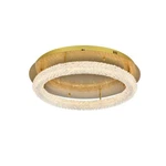 Elegant Lighting Bowen 1 26"L Flush Mount, Satin Gold/clear - 3800F26SG. Fixed Price $814.00.