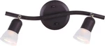 James 2-LIGHT Track Lighting, Oil Rubbed Bronze Finish, Adjustable Alabaster Gla. Fixed Price $51.99.
