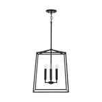 Capital Lighting Thea 4-LIGHT Medium Foyer, Matte Black 537642MB. Fixed Price $334.00.