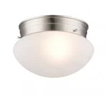 Bel Air Lighting Dash 8 In. 1-LIGHT Brushed Nickel Flush Mount Ceiling. Fixed Price $14.41.
