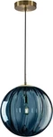 Kco Lighting Modern Large Globe Pendant 1-LIGHT Single Blue Glass. Fixed Price $76.49.