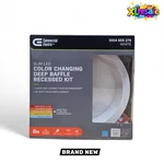 Commercial Electric 6" Led Canless Recessed Light White Slim Baffle Adj Cct. Fixed Price $19.99.