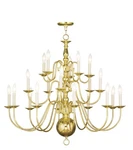 Livex Lighting 5019-02 Williamsburgh Chandelier Polished Brass. Fixed Price $1177.96.