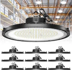 10-PACK Ufo Led High Bay 250W 37500LM, Shop Lights With 5FT. Fixed Price $399.73.