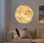 New Box Transforming Ikea Ramsele Geometric Flower Pendant Lamp Discontinued. Fixed Price $99.99.
