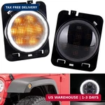 Ovotor Led Side Marker Lights White Drl Amber Turn Signal Fender. Fixed Price $37.26.