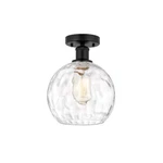 Innovations Edison Athens Water Glass 8" 1-LT Semi-flush, 616-1F-BK-G1215-8. Fixed Price $200.20.