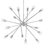 Kichler 52537 Armstrong 16 Light 63"W Sputnik Chandelier - Chrome. Fixed Price $1099.99.