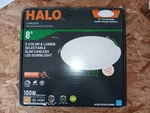 Halo 8" Direct Mount Ultra Thin Downlight HLB8LS9FSE010MWR Dimmable 5 Colors. Fixed Price $44.20.