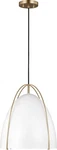 Sea Gull Lighting Leo Hanging One Pendant Structure Satin Bronze. Fixed Price $124.50.