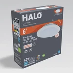 Halo 6-INCH 965 Lumens Slim Led Dimmable Can/recessed Light HLBT609FS5. Fixed Price $19.99.