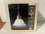 Hampton Bay Swag Pendant Nutmeg Finish Scavo Glass Shade New Packaging Open Box. Fixed Price $15.95.