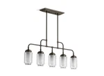 Kohler K-22660-CH05-BZL Artifacts 36-INCH Linear Chandelier Oil-rubbed Bronze. Fixed Price $449.00.