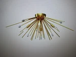 Volume Lighting Alice 4-LIGHT Antique Gold Flush Mount Ceiling Fixture. Fixed Price $132.95.