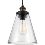 Feiss Baskin Light 9 Inch Pendant, Painted Aged Brass, P1347PAGB/DWZ. Fixed Price $79.98.