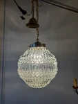 Vintage Murano Worked Globe Glass Chandeliers. Fixed Price $151.13.
