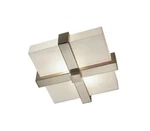 Robert Abbey Doughnut 2 Light Flushmount, Antique Silver - S139 Fixture. Fixed Price $600.00.