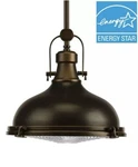 Progress Lighting P5197-108 Fresnel Lens 1-LIGHT Pendant Bar/man Cave/kitchen. Fixed Price $150.00.