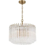 Crystorama LOF-5005-AG Lofton Chandelier Aged Brass. Fixed Price $1198.40.