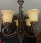 Portfolio Colton Lakes 5 -light Oil-rubbed Bronze. Fixed Price $125.00.