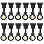 Track Lighting Heads,dimmable Black Led Halo Type 3000K War.... Fixed Price $225.39.