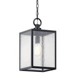 Kichler 59008 Lahden 9"W Mini Pendant / Semi-flush Ceiling Black Textured. Fixed Price $215.99.