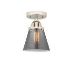 Innovations Small Cone Light 6.25" Semi-flush, Pn/colorful 288-1C-PN-G63. Fixed Price $184.80.