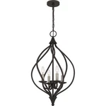 Old Bronze Four Light Pendant From The Dupont Collection. Fixed Price $449.99.