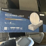 Ensenior 6I-5000K Inch Ultra-thin Led Recessed Ceiling Light White. Fixed Price $50.00.