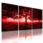 Ephany Red Trees Canvas Wall Art - Painting 3 Piece/set Framed W.... Fixed Price $36.94.