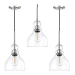 3-PACK Dolaimi House 1-LIGHT Kitchen Island Pendant Ceiling 6.5" Glass. Fixed Price $36.00.