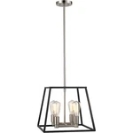 Trans Globe Adams Light Pendant, Black/brushed Nickel 10464BK-BN. Fixed Price $164.99.