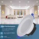 10PACK 3 Inch Commercial Canless Led Downlight Dimmable Recessed Ceiling Lights. Fixed Price $33.29.