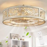Shluce 18" Caged Ceiling With Light, Small Flush Mount Fandelier .... Fixed Price $127.65.