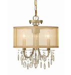 Crystorama Lighting Group 5623 Hampton 14"W Crystal - Brass. Fixed Price $298.00.
