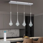 Upfelw Modern Chrome Crystal Chandelier For Kitchen Island 4-LIGHTS Luxury. Fixed Price $263.14.