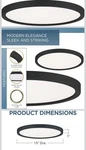 Quoizel Outskirts OST1715 15"W Led Flush Mount Ceiling Fixture - Black. Fixed Price $112.00.