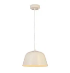 Allen + Roth Luna 1 Light White Transitional Bell Pendant. Fixed Price $29.95.
