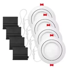 Globe Electric 91127 Slimline In. Integrated Led Canless Recessed Kit (4-PACK). Fixed Price $64.57.
