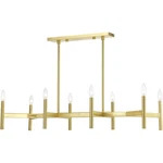 Livex Lighting 51178-12 Copenhagen Island Satin Brass. Fixed Price $669.96.