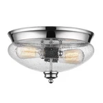 Z-lite Amon Light Flush Mount, Chrome, Clear Seedy 722F2-CH. Fixed Price $115.99.
