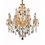 Elegant Lighting V2015D28G/RC St. Francis Mini Chandelier Gold. Fixed Price $716.00.