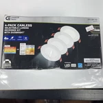 Commercial Electric Slim 6"COLOR Select Canless Recessed Led Kit 4PK New. Fixed Price $37.49.