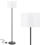 Modern Floor Lamp Simple Design With White Shade, Foot Pedal Switch, 60" Smal.... Fixed Price $26.32.