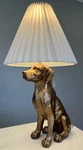 Labrador Retriever Novogratz Dog Lamp Bronze Puppy Tabledesk Light Nwt. Fixed Price $149.99.