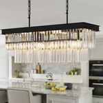 Crystal Chandeliers Dining Room, 12-LIGHT Contemporary High Ceiling Elegant. Fixed Price $89.99.