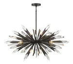 Metropolitan N1948 Elsa 12 Light 42"W Crystal Pendant - Midnight Graphite. Fixed Price $2559.20.