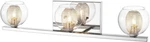 Z-lite Auge Light 23-7/32" Wide Led Bathroom Vanity 905-3V In Chrome. Fixed Price $68.89.