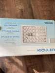 Kichler, "krystal Ice" 1-LIGHT Chrome Vanity Wall Sconce Crystal Accent. Fixed Price $35.00.