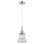 Innovations Caden Bellmont 1LT 7" Cord Mini Pendant, Ch/cl 447-1P-PC-G192. Fixed Price $140.80.